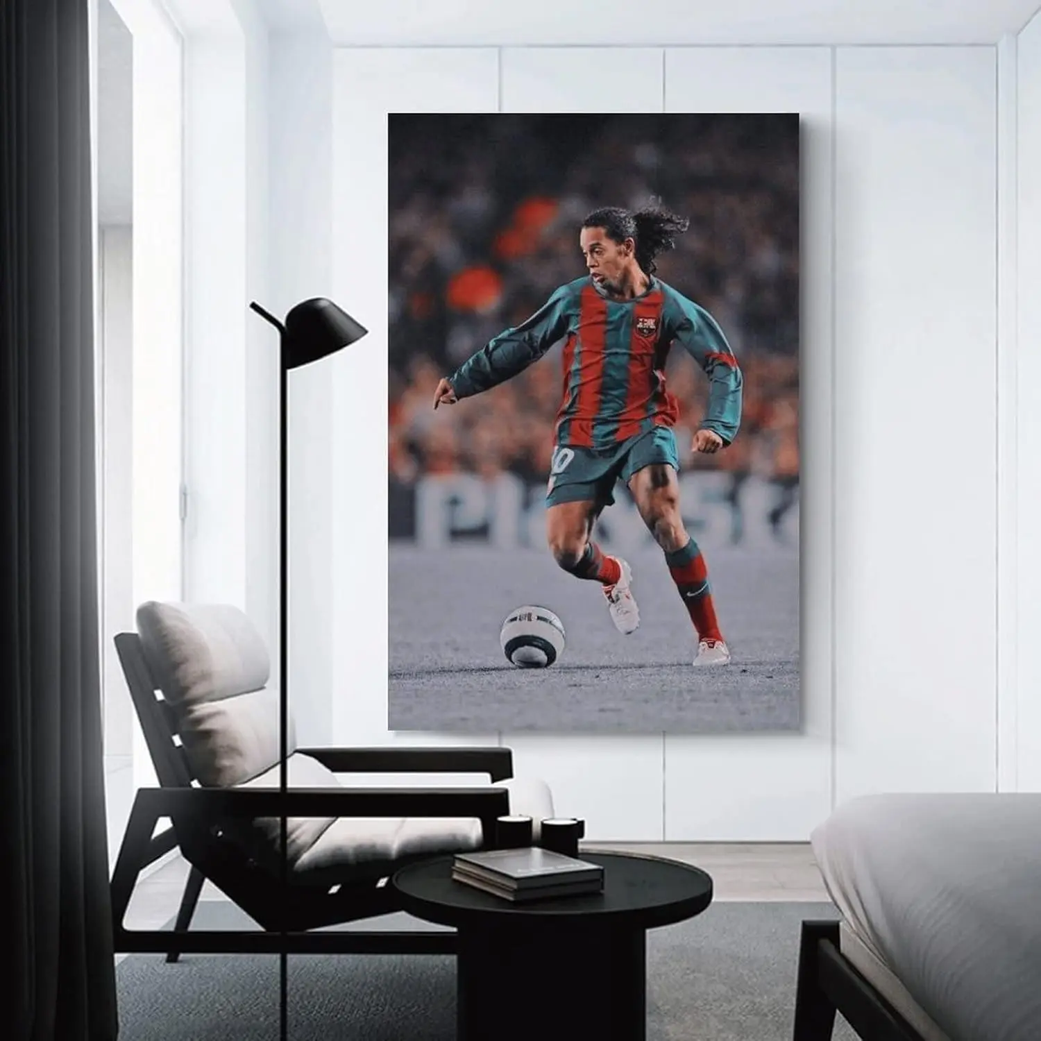 DEODEO Ronaldinho Legendary Brazilian Football Player Poster (8) Canvas ...