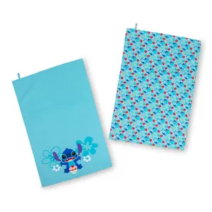 Disney Lilo & Stitch Kitchen Tea Towels | Set of 2