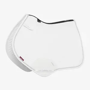 IT08951 LeMieux Brilliance Classic Close Contact Square Saddle Pad - White Large