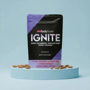 LadyBoss IGNITE | Women's Daily Vitality Blend | Hormone Support Supplement | 60 Capsules