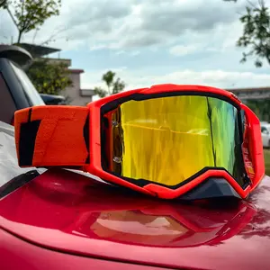 Mx Motorcycle Goggles Motocross Glasses, Off-Road Sunglasses for Men, MTB Atv Mask, Windproof Protection, Protective Gear, Cycling Racing Gear