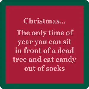 Xmas Dead Tree Coaster