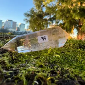 Smoky Quartz Vogel Crystal Cut -39 High-Quality Healing Stone for Energy Enhancement