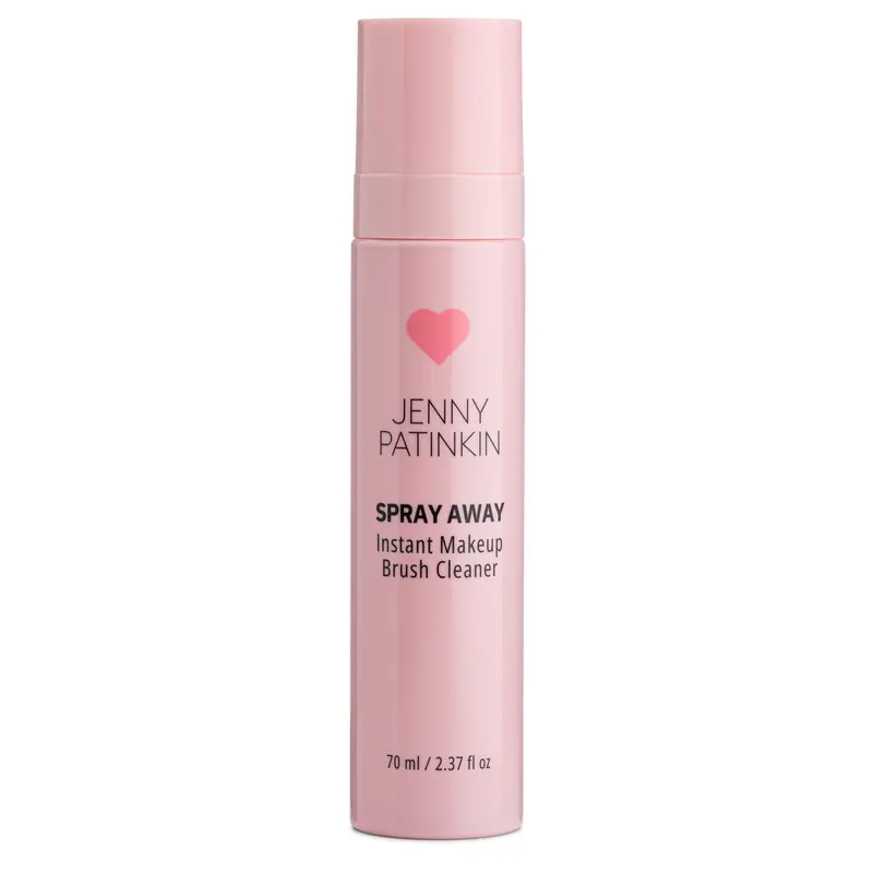 Jenny Patinkin Spray Away Portable Atomizer Cosmetic Brush Cleaner with Bottle - Antibacterial Beauty Tool, Cleansing Accessory for Daily Makeup Brush Care, Instant Clean & Dries in Seconds, Dye-Free & Vegan, Oil-Free