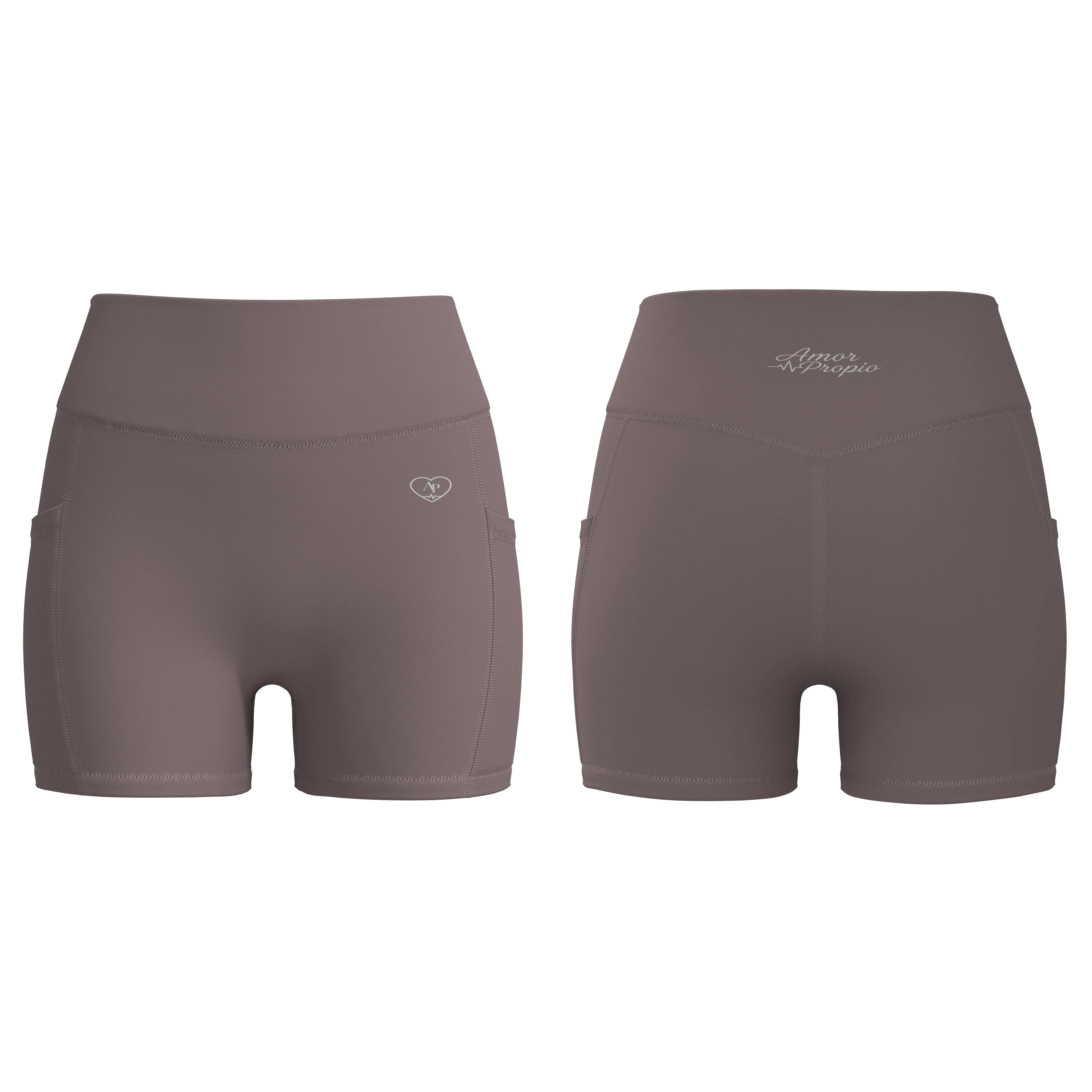 Yoga Shorts Glossy Grape