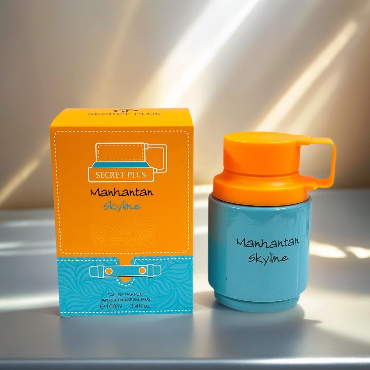 Secret Plus Manhattan Skyline 3.4 oz Men's Perfume Long-Lasting Fragrance Medium Concentration Ideal for Travel & Festive Gifts