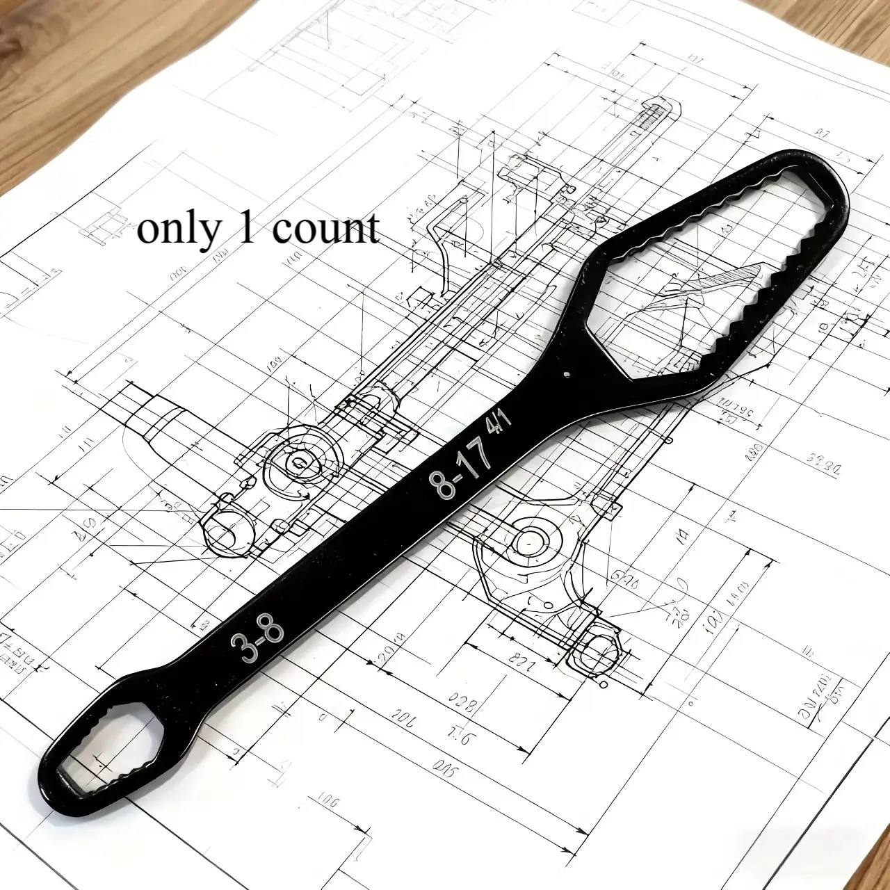 Multi-Functional Torx Wrench, Adjustable Self-Tightening, Durable Design, Portable Handle, Ideal for Car Repair and Home Use