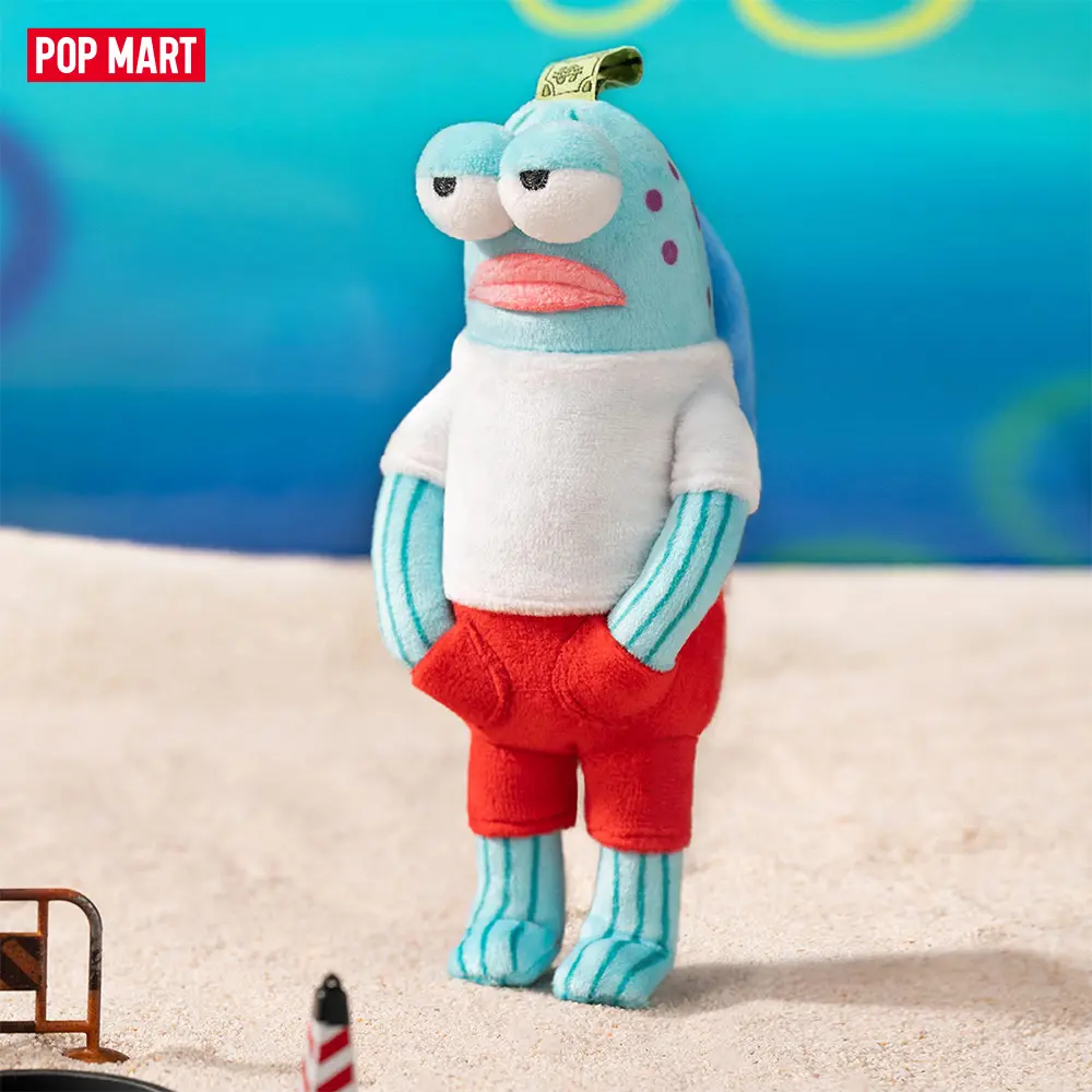 POP MART Bikini Bottom Buddies - Whimsical Plush Blind Box, Collectible Toys-1.0