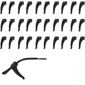 15 Pairs Silicone Glasses Ear Grips | Anti-Slip Ear Hooks Cushion Holders & Retainers | Comfortable Eyeglasses Ear Sleeves to Prevent Glasses from Slipping for Men Women Kids