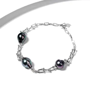 NYC015 8-10mm Pearl Bracelet Salt water pearl