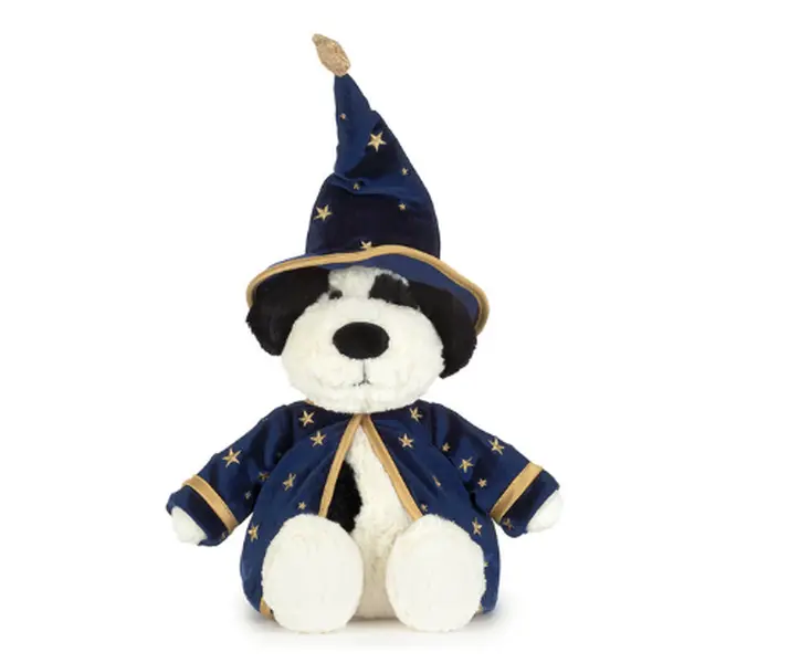 Jellycat Halloween Collection Plush, Rufferty Puppy Wizard and Ooky Jack O Lantern, Soft Spooky Season Gifts for Collectors