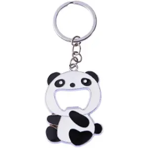 Cute Panda Bottle Opener Keychain - Portable Beer & Soda Opener Keyring, Durable Beverage Opener Tool for Men Women (Gift Idea), Creative Gift for Men & Women, Fashion Accessories for Daily Use