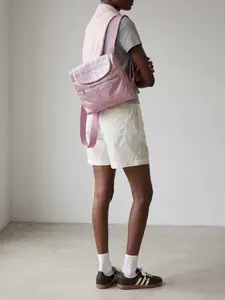 Pre-owned CHANEL cloth Backpacks CC Vintage Chocolate Bar Backpack Pink