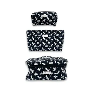 Dragon 3-Piece Cosmetic Bag Set