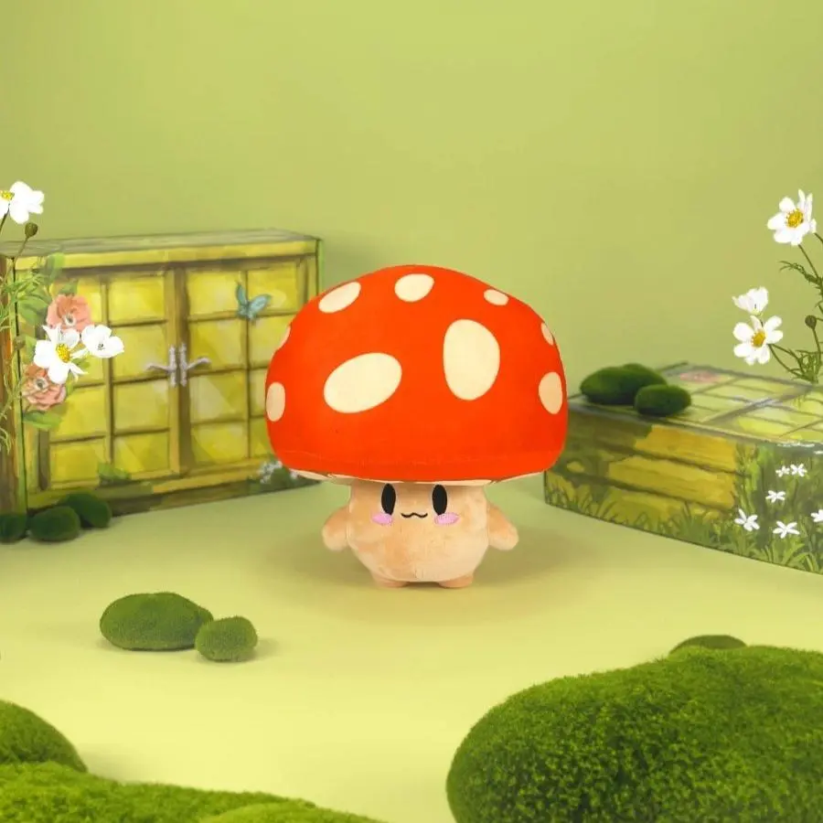 Mushi The Mushroom Cuddly Plushie - Soft Stuffed Animal