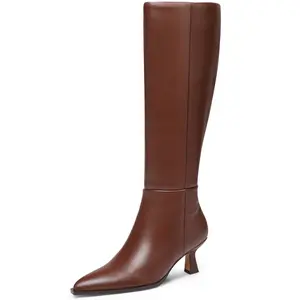 Women's Knee-high Stiletto Boots for Casual & Office Wear Elegant Slim Heel Boots Perfect for Versatile Use