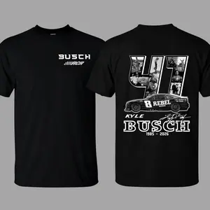 Kyle Busch Tribute Shirt, NASCAR Legend Memorial Tee, RIP Rowdy Shirt, Vintage NASCAR Tribute Top graphic tee