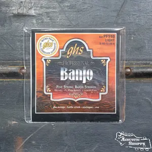GHS PF110 Nickel Plate 5 String Banjo Strings - Light