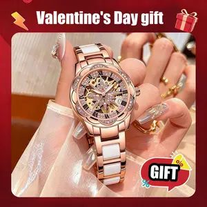 [Perfect for Valentine's & Birthday Gift] Elegant Gold-Plated Ladies Quartz Watch Featuring a Legible Dial and Timeless Design. Effortlessly Transition from Office to Evening. Comes with a Dedicated Gift Box.