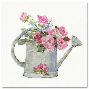 Courtside Market Country Blush I 16x16 Canvas Wall Art