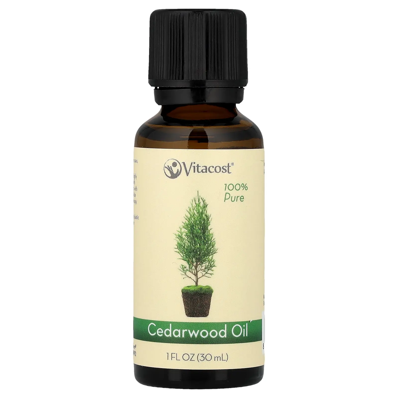 Vitacost 100% Pure Cedarwood Oil, 1 fl oz (30 ml) Vitacost 100% Pure Cedarwood Oil, 1 fl oz (30 ml)