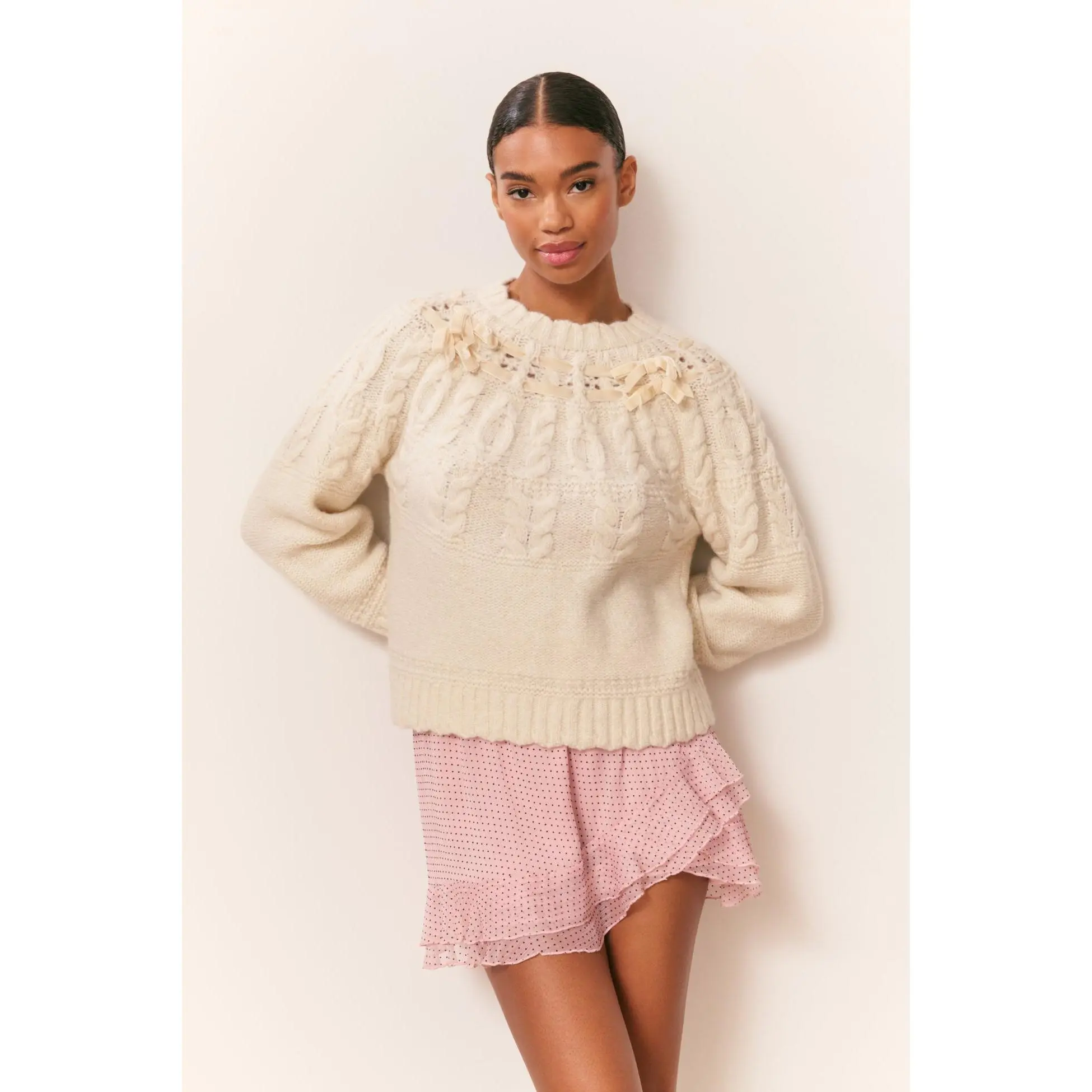 Love Shack Fancy Sloanna Pullover