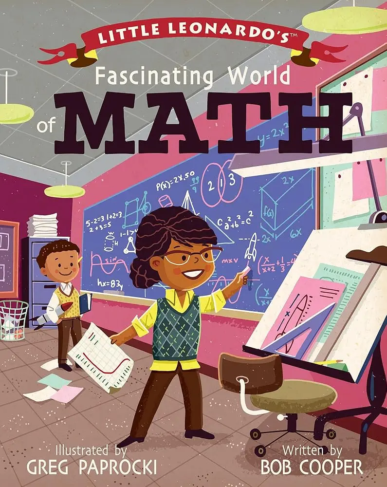 Little Leonardo's New Series Math Learning Textbook - Educational Book with Fascinating Content, Guide Book for Learning Materials