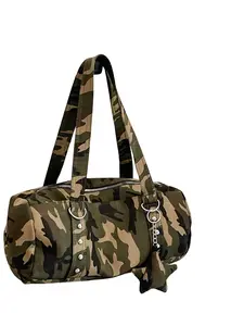 Vintage Camouflage Multifunctional Casual Shoulder Bag, Y2K Style Handbag, Perfect for Parties, Vacation, and Shopping