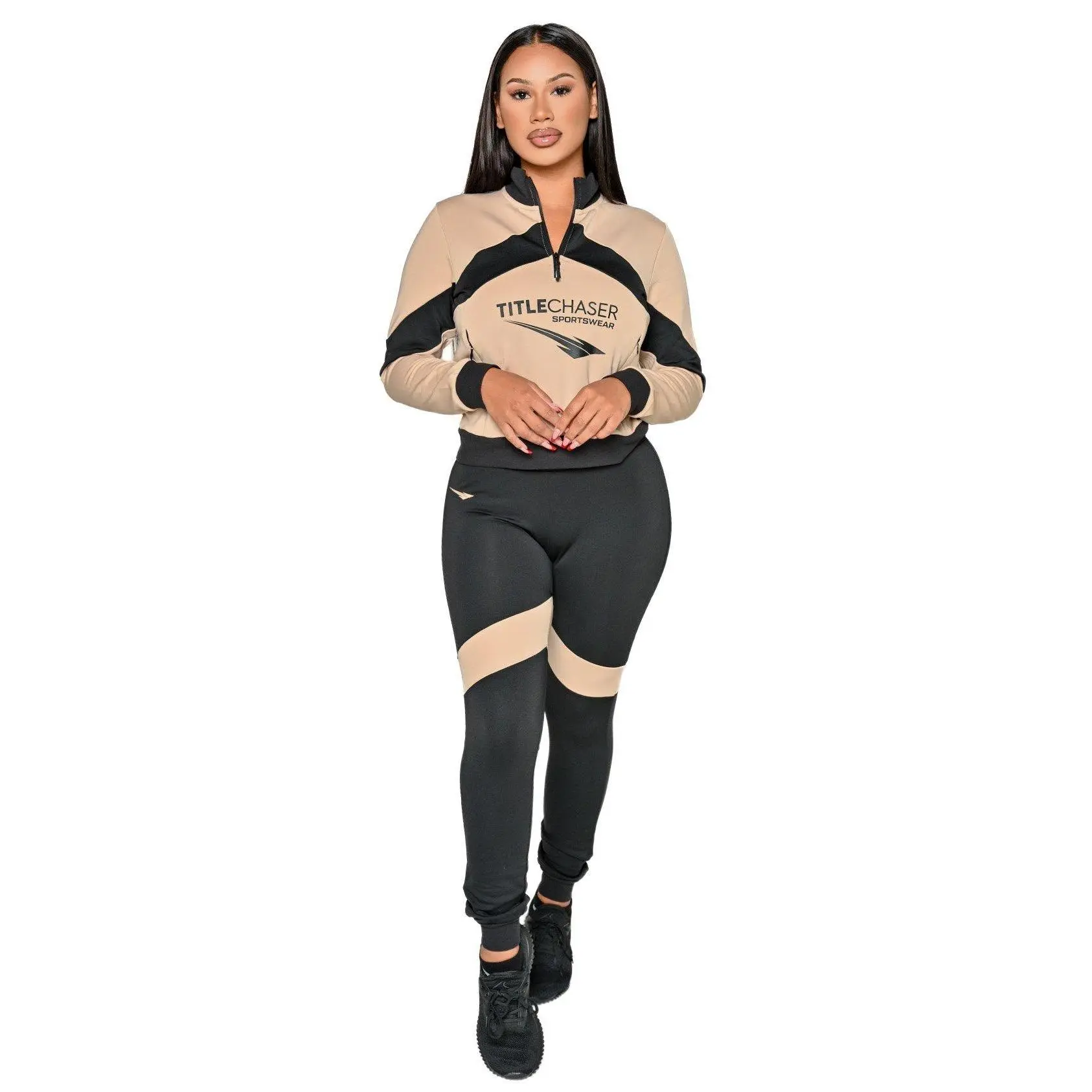 Destiny "Tracksuit" - Black/Tan
