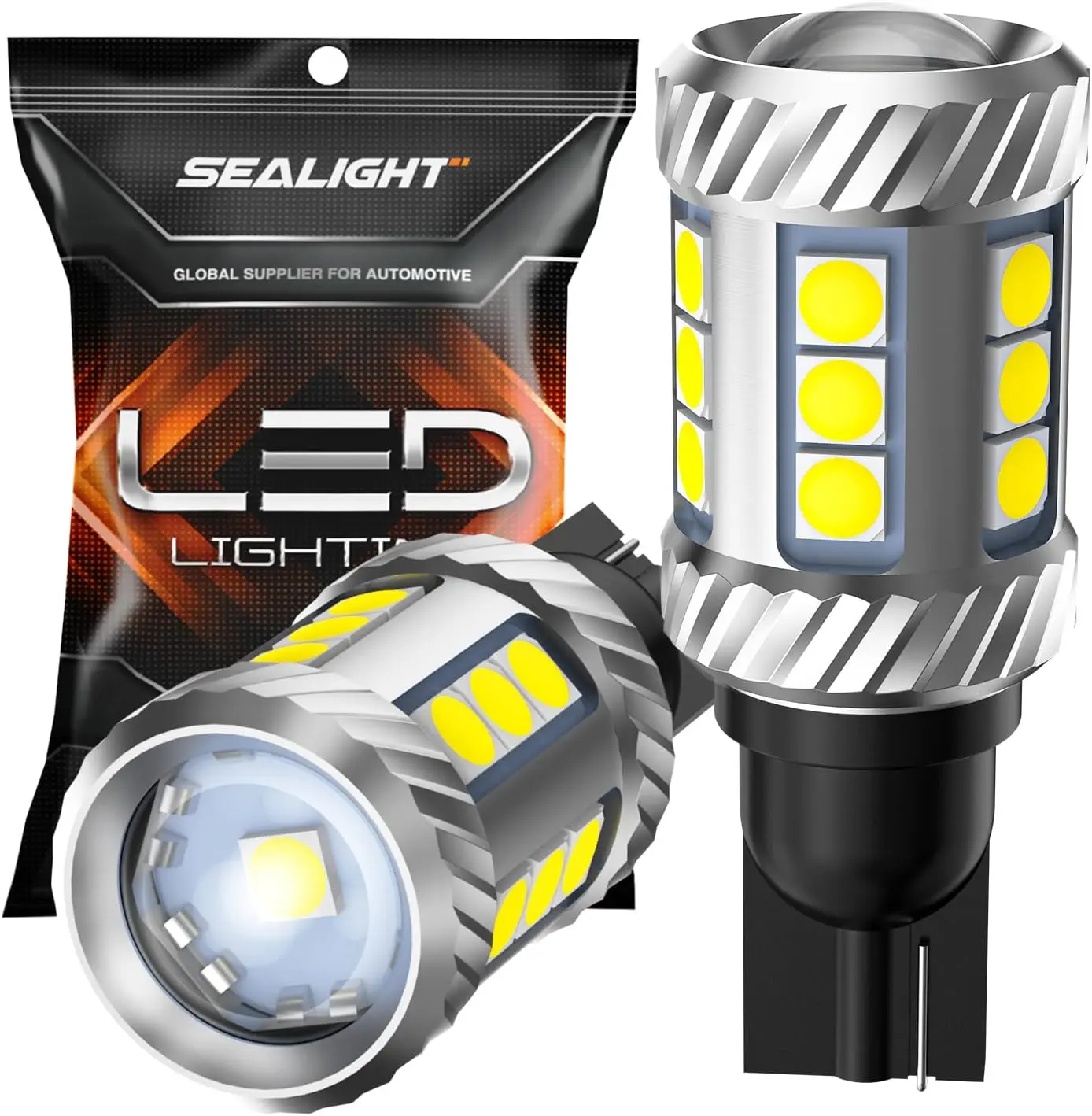 SEALIGHT 921 LED Bulb Reverse Light F150 1800LM 6000K 1000% Brighter White 6000K Pack of 2 Automotive Back Up Light Bulbs