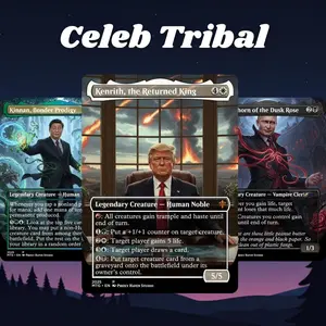 Proxy 100+ Cards Celeb Tribal Custom Kenrith Returned King Celebrity Full Commander EDH Deck Gift Full Art Collectible High Quality Strategy