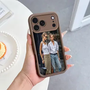 Custom phone case — Sky Eye Staircase design. Compatible with Apple iPhone 12/13/14/15/16/17 Plus, Air, Pro, and Pro Max. Soft-edge custom phone case; sublimation protective case made from soft, high-quality TPU. Family photo customization, couple photo c