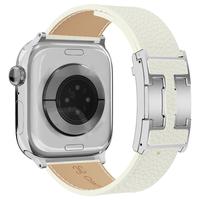 Off White+Silver Buckle