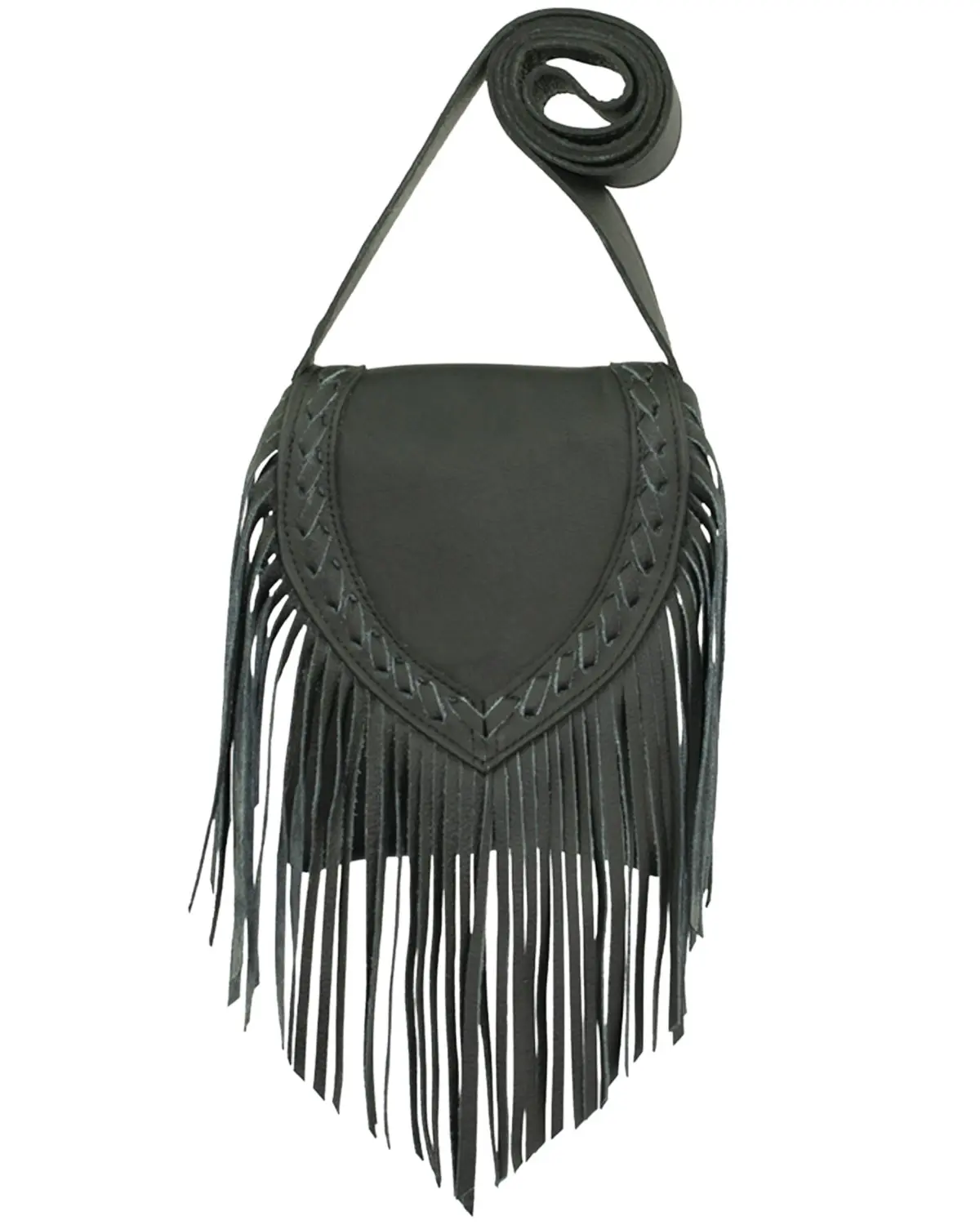 American West Women's Women'S Fringe Saddle Crossbody - 7220119