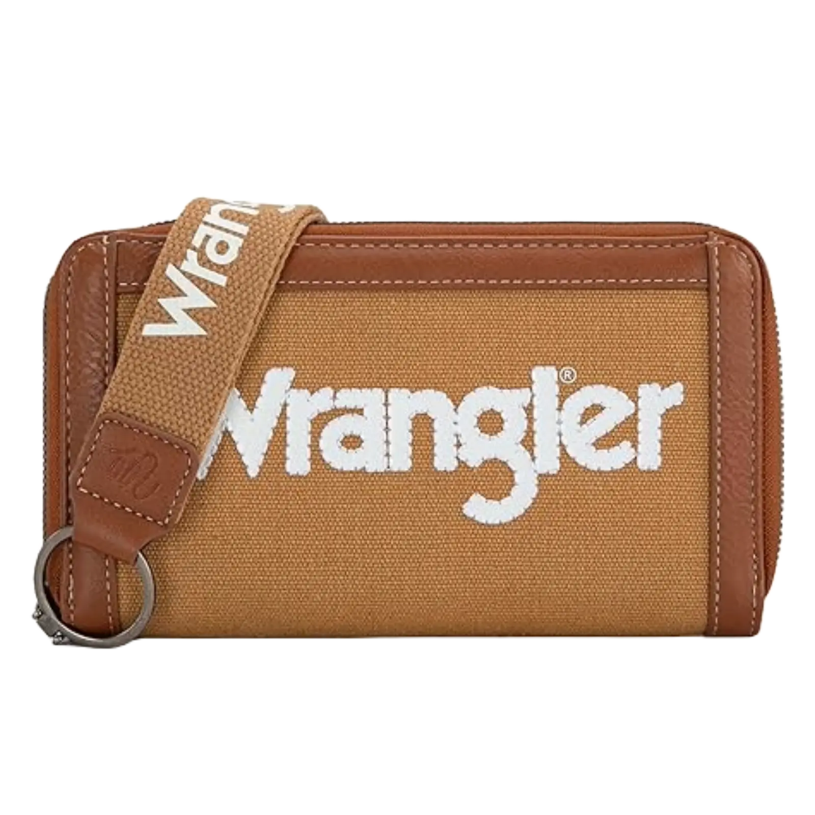 Wrangler Ladies Graphic Brown Wristlet Wallet WG142-W006BR
