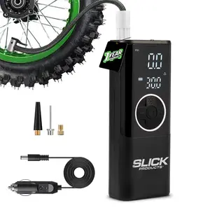 Portable Air Pump - Mini Compressor Tire Inflator and Power Bank