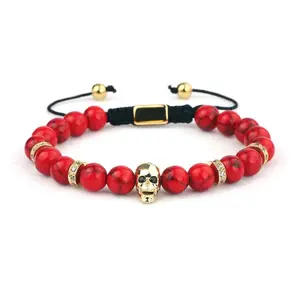 GEMSTONE SKELETON BRACELETS