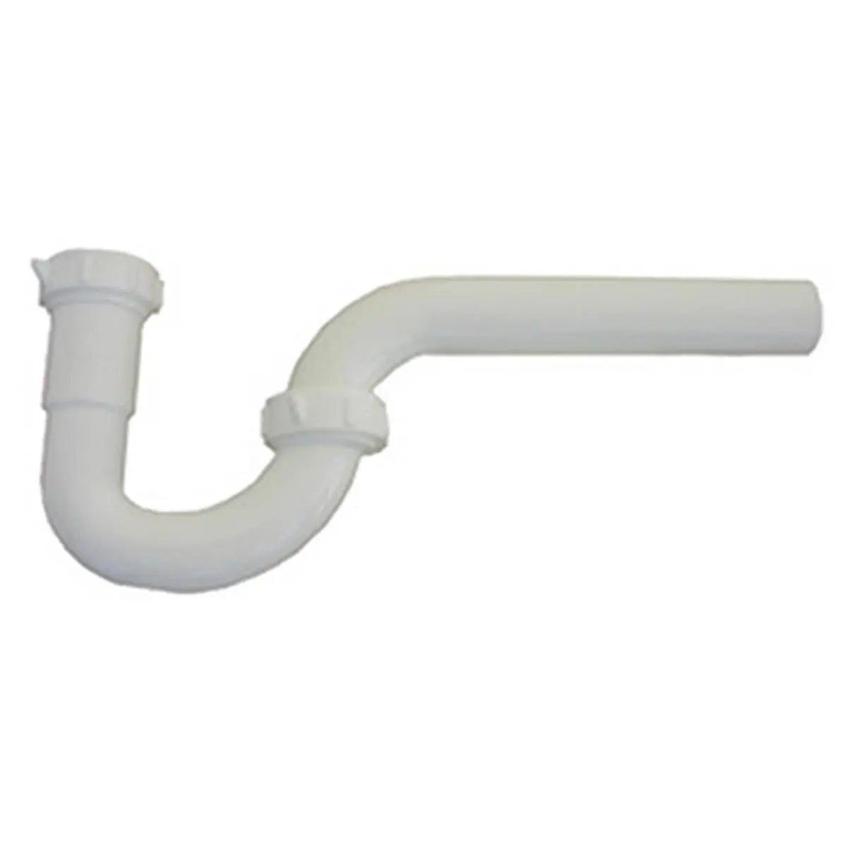 212 MAIN 03-4211 1.25 in. White PVC Lavatory Drain P-Trap with Slip Joint, Plumbing Accessories for Construction, Bathroom Fixture Add-Ons, Bathroom Fixture Accessories