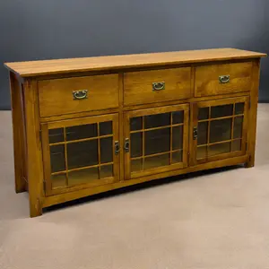 Craftsman Style Quarter Sawn Oak Sideboard - 72"