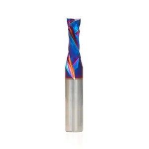 Amana Tool 46174-K CNC Solid Carbide Spektra Coated Compression Spiral 3/8 D x 1 CH x 1/2 SHK x 3 Inch Long 2 Flute Router Bit (Replaces item no. 46161)