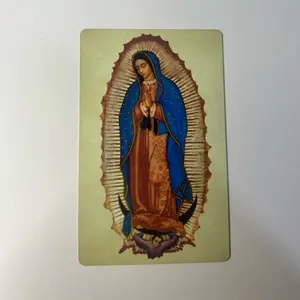 Virgen de Guadalupe Spanish Metal Prayer Card