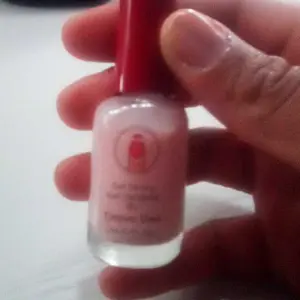 Tinovo Uno Get Strong Nail Hardener, Alcohol-Free Keratin Formula, Natural Fast-Drying, Long-Lasting Shine, Protects Nails from Breaks and Chips, Natural Healthy Pink, Nail Strengthener