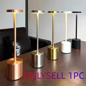Modern Touch-Control Table Lamp, Portable Rechargeable Ambient Light, Atmosphere Lighting, LED Desk Lamp for Home, Living Room & Bedroom Decor, Modern Mood Lighting