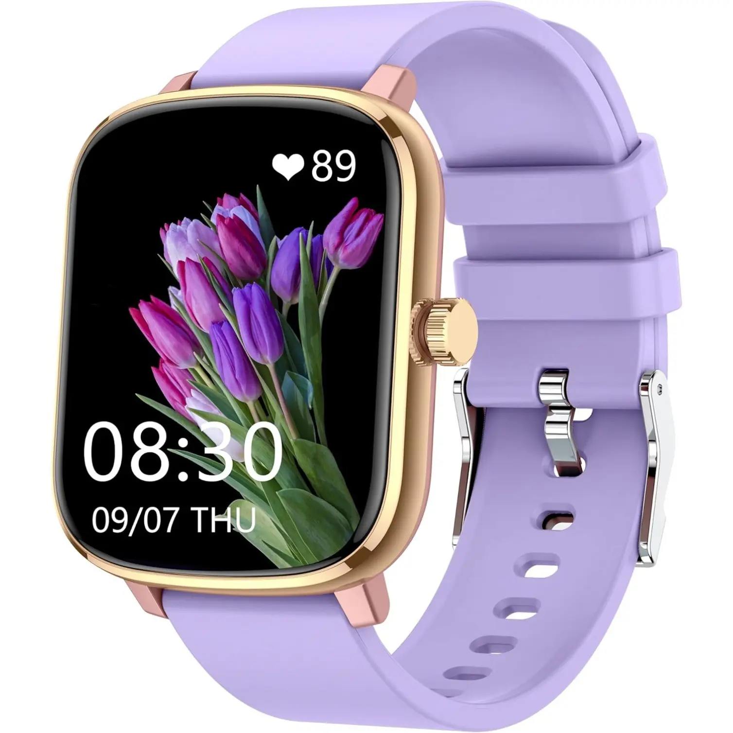 1.69''Smart Watch with Heart Rate, Blood Pressure, Blood Oxygen & Sleep Monitor