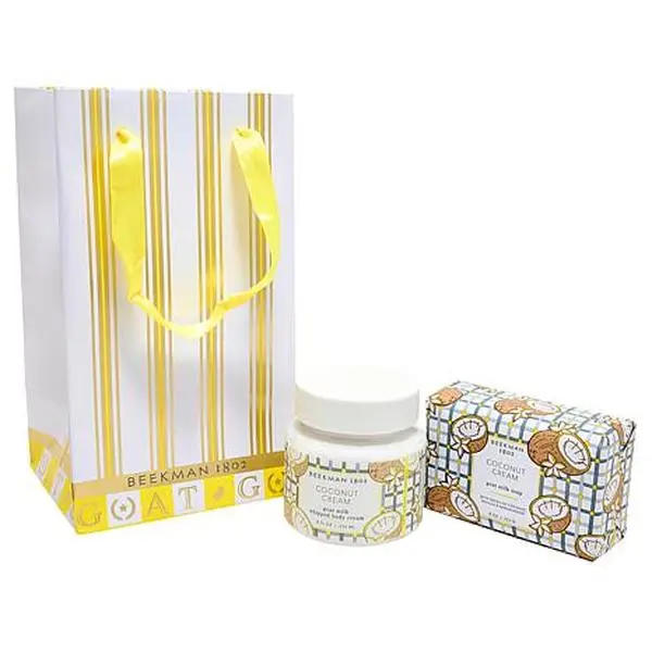 Beekman 1802 G.O.A.T 2-Piece Body Care Gift Set - Coconut Cream