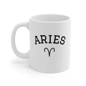 Aries Zodiac Mug | Astrology Ceramic Coffee Cup