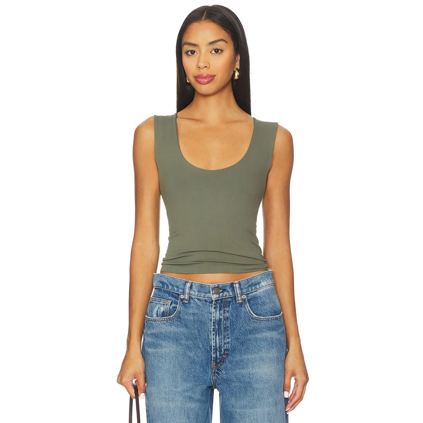 Free People x Intimately Clean Lines Muscle Cami In Adventurer