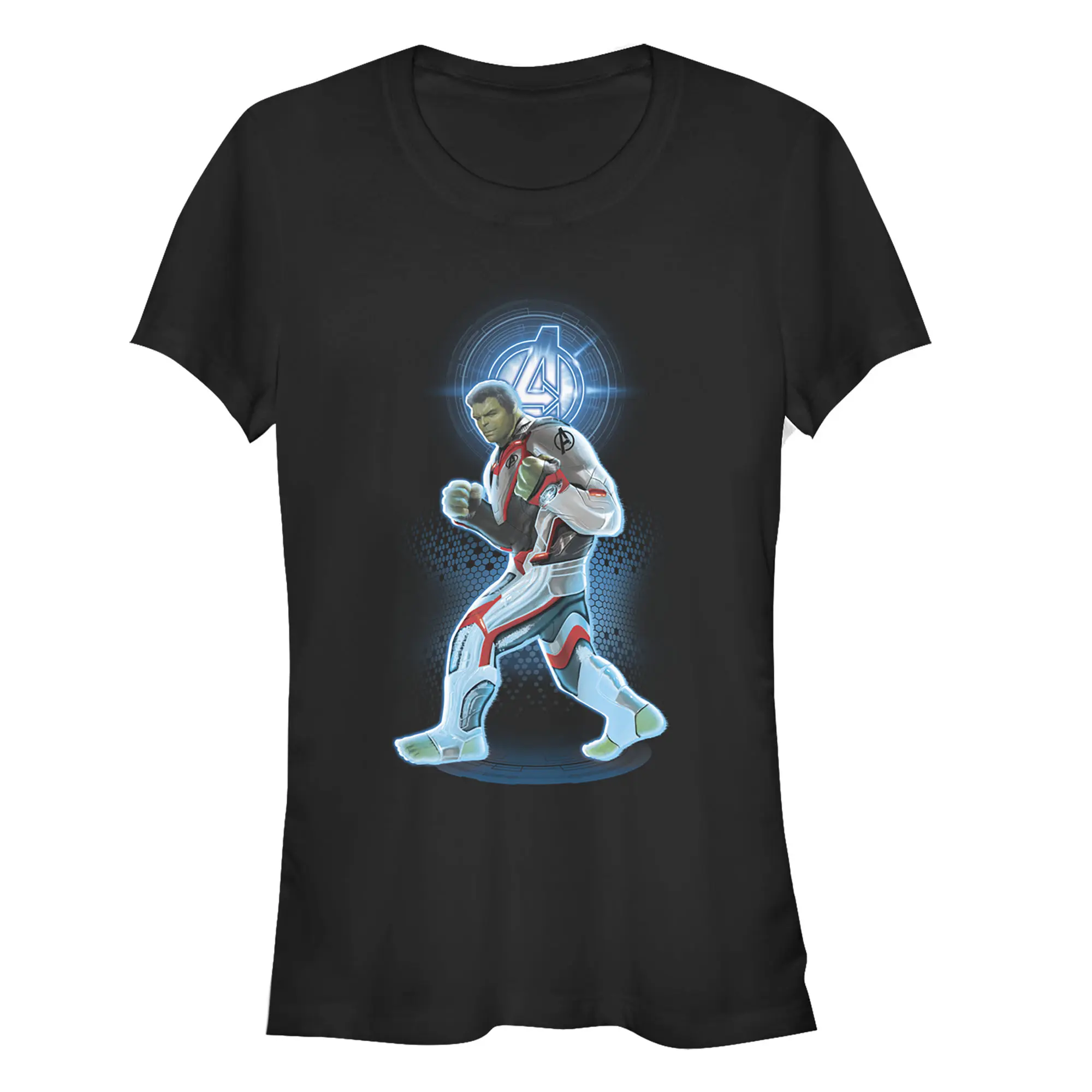 Juniors Womens Marvel Avengers: Endgame Hulk Quantum Ready T-Shirt