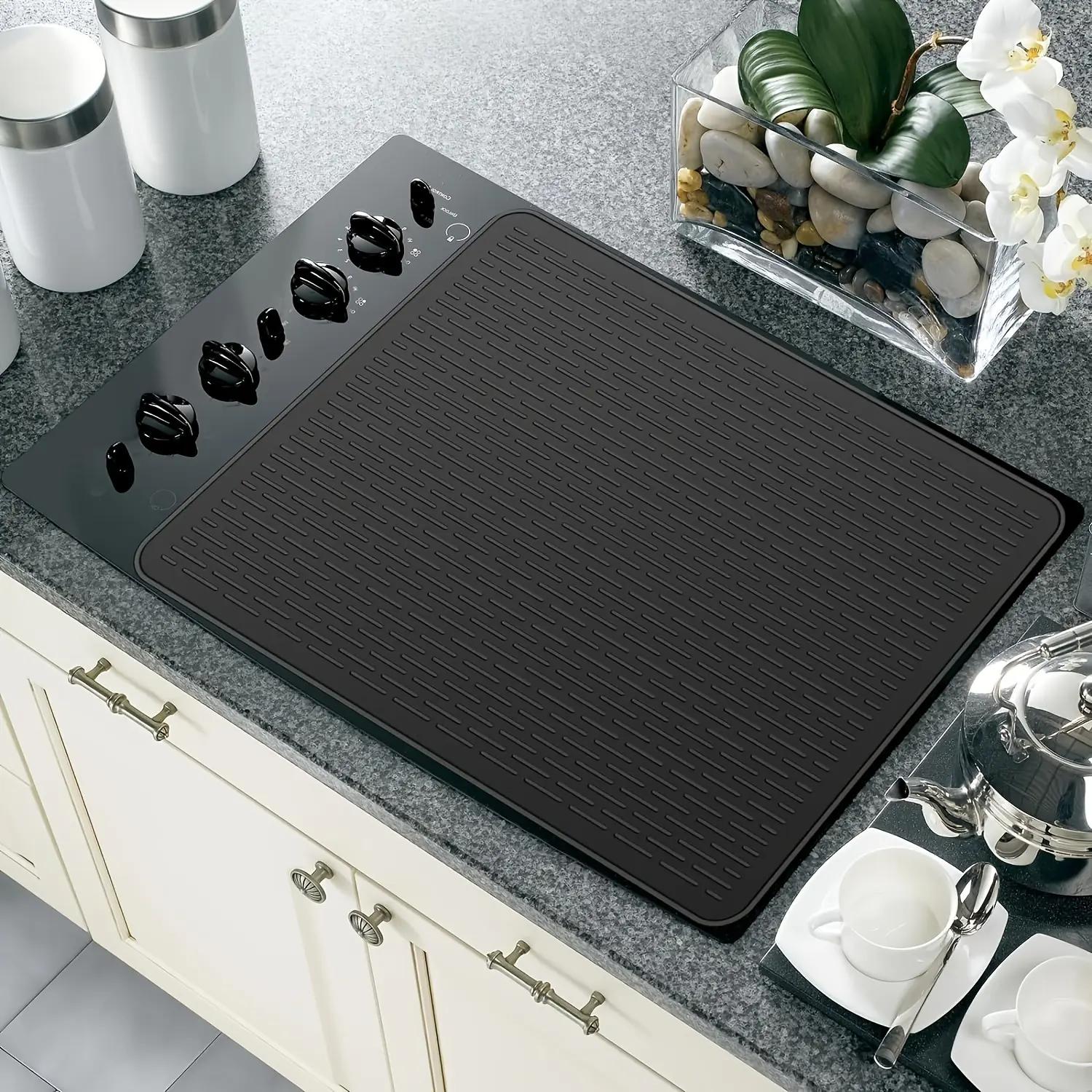 Stove Top Covers for Electric Stove, Silicone Stove Cover Mat - 28"x 20" Ceramic Stove Guard Stove top Protector, Heat Resistant Cook top Cover-Summervibes