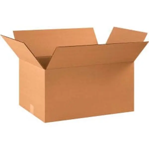 Global Industrial BP2891 Cardboard Corrugated Boxes - 22 x 14 x 10 in., Kraft - Pack of 20